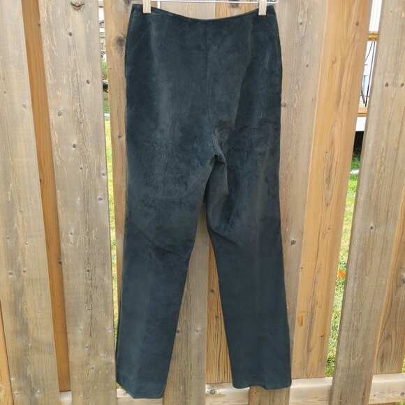 DANIER Leather Pants Women's Wide Leg Size 4 Canada Wide Leg Lined - Picture 1 of 8